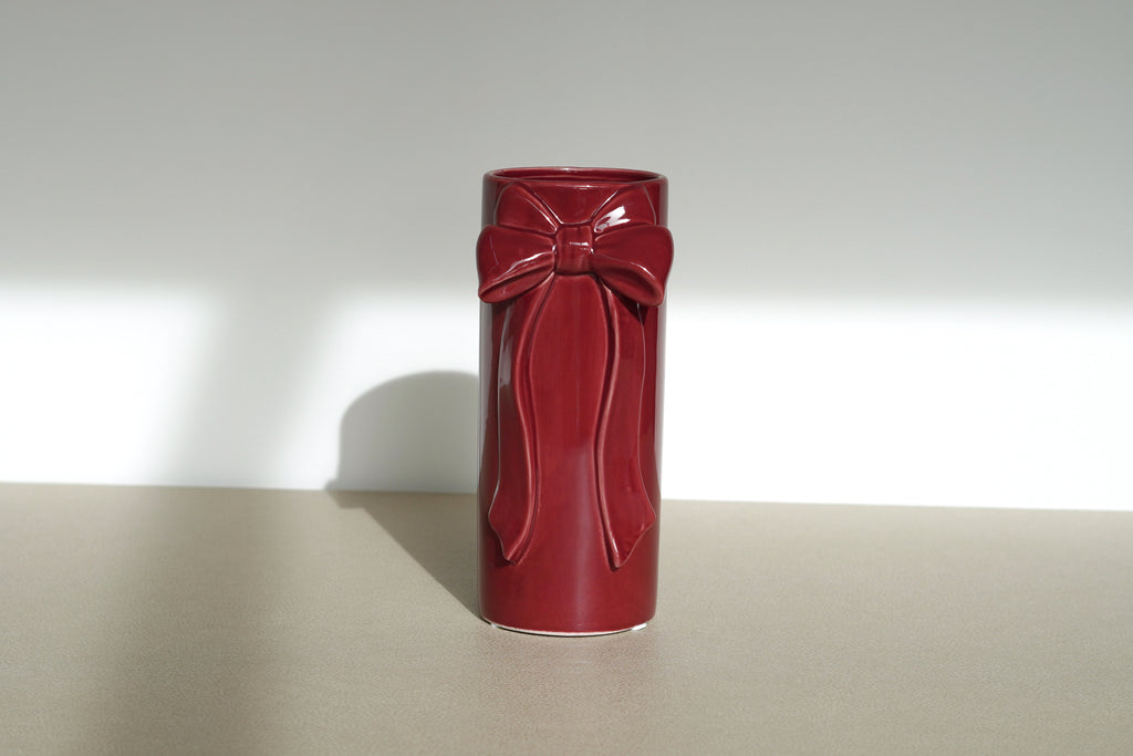 Vaas Bowy burgundy rood detail - Néva Living