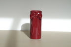 Vaas Bowy burgundy rood detail - Néva Living