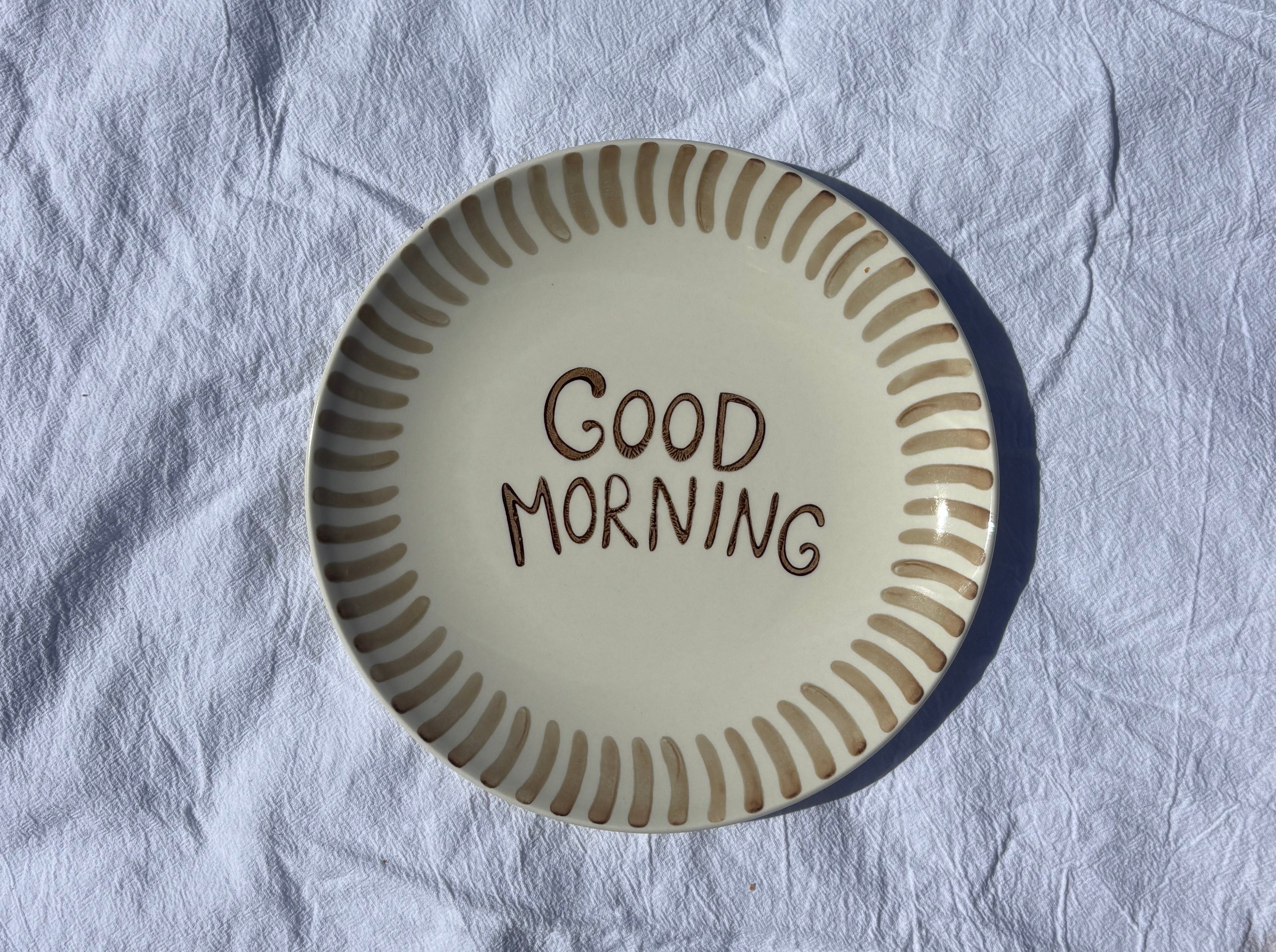 Keramisch bord Good Morning - Néva Living