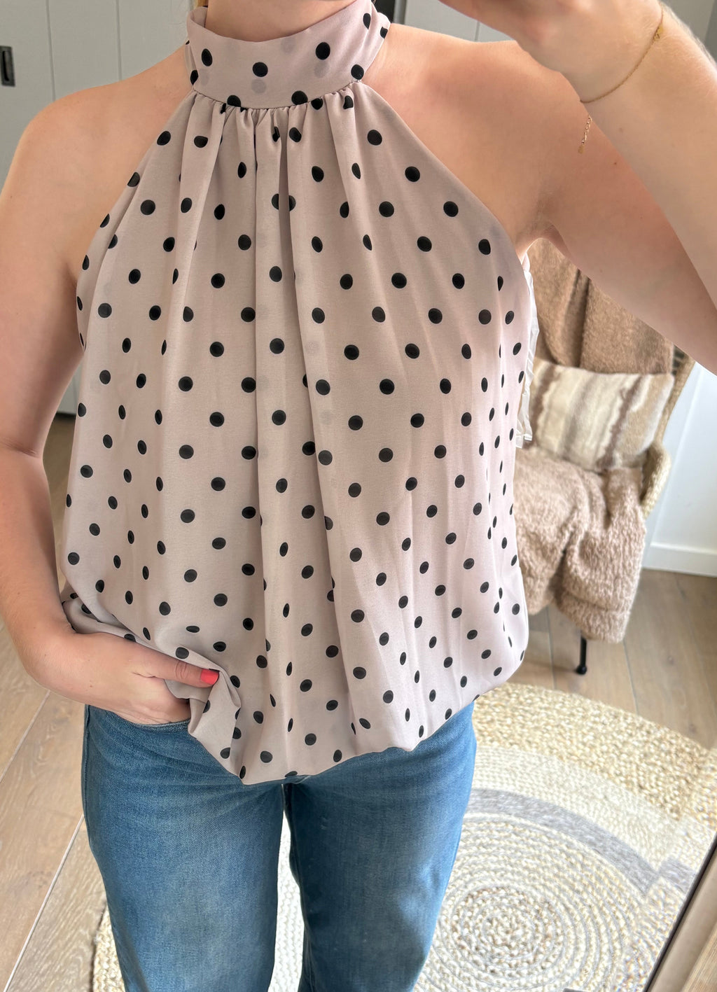 Noa blouse beige - one size