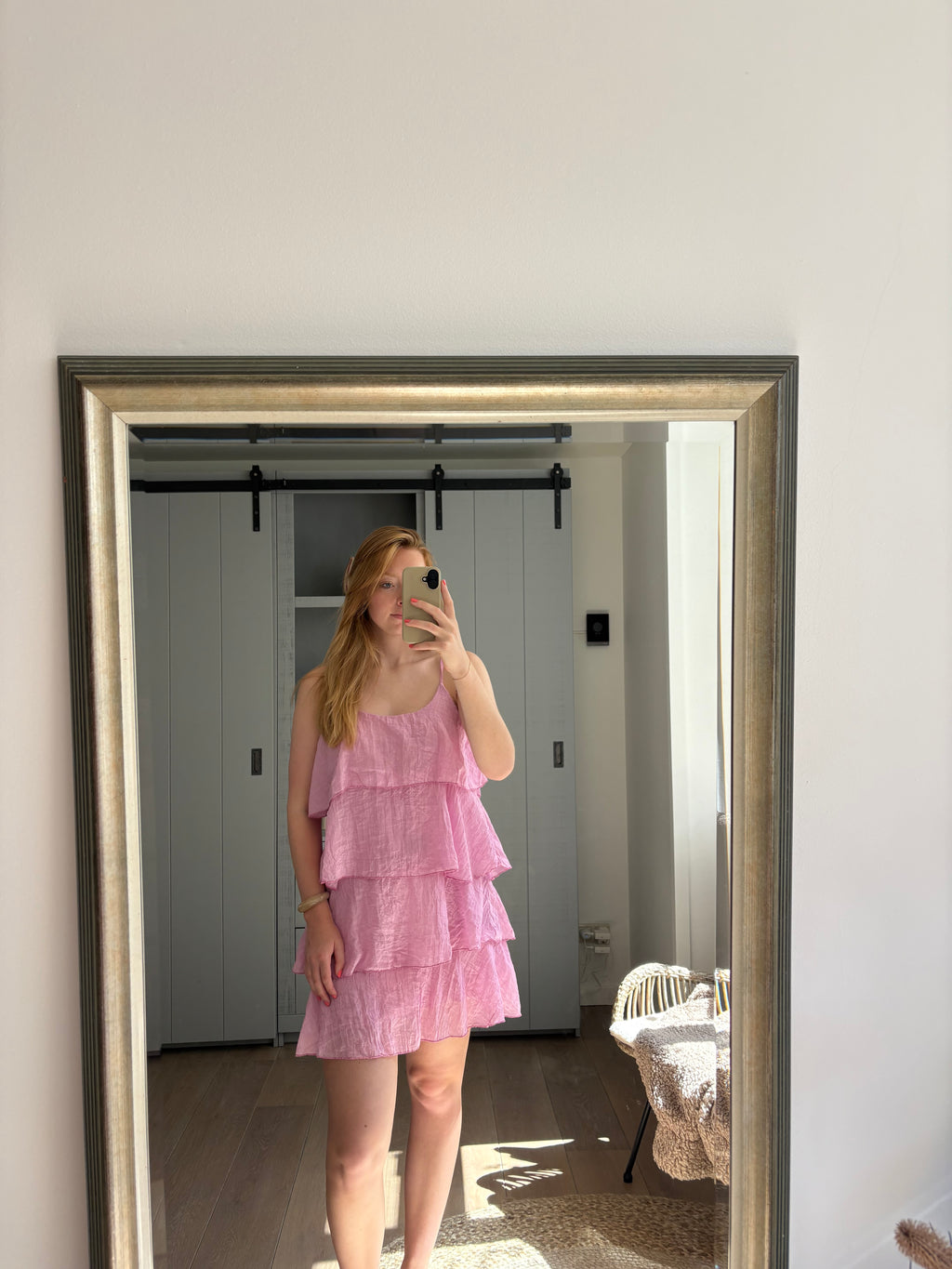 Jurk Jazz roze - one size