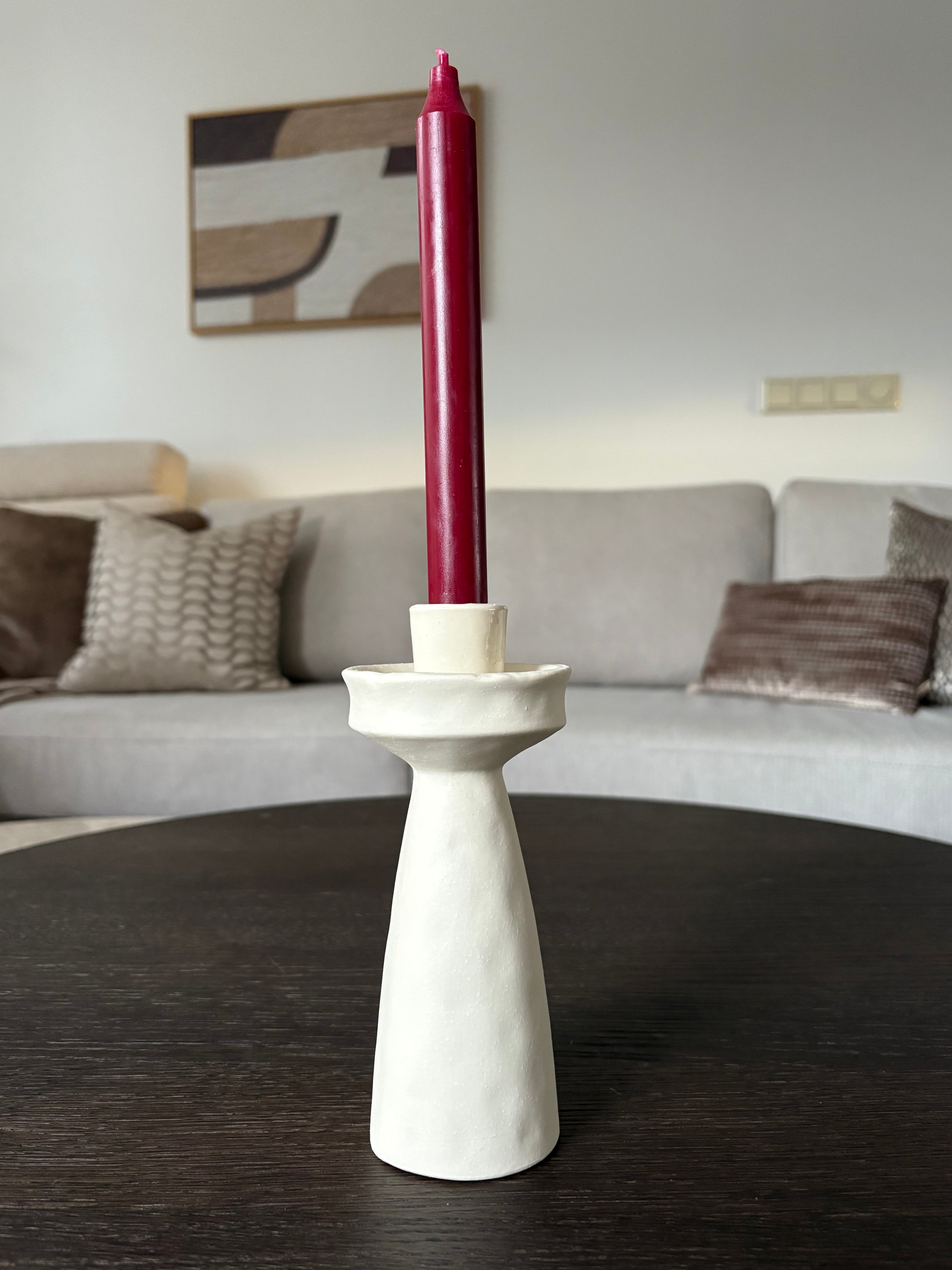 Kandelaar Aera crème lifestyle interieur - Néva Living